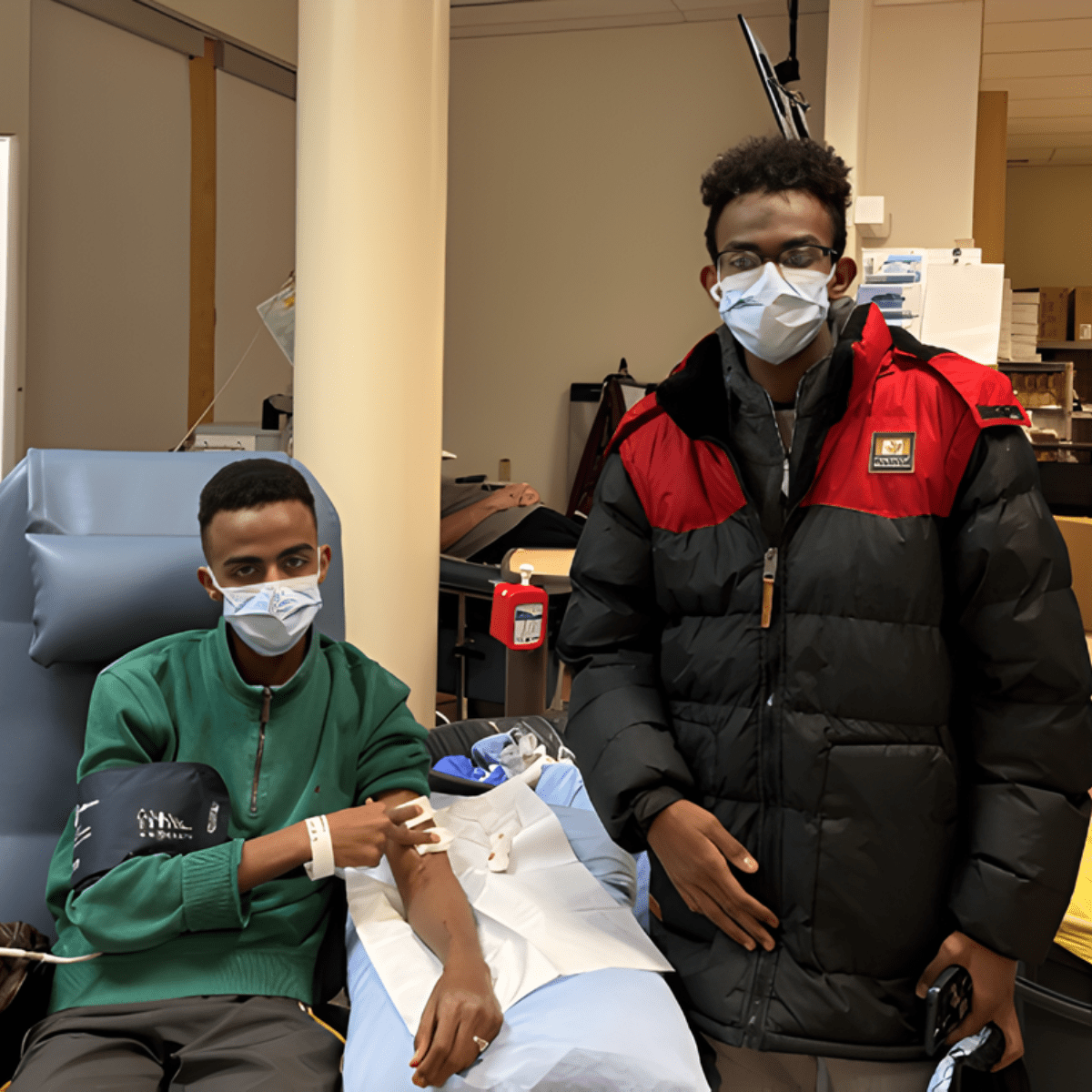 Members of the Idris family getting care at WRHN.