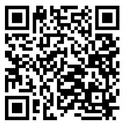 Black and white QR code displayed on a white background.
