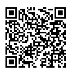 A black and white QR code displayed on a white background.