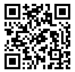 کد QR سیاه و سفید متشکل از مربع‌هایی با پس‌زمینه سفید، که برای اسکن با دستگاه دیجیتال طراحی شده است.