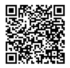 یک کد QR سیاه و سفید در یک پس زمینه سفید.