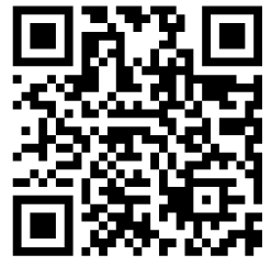 کد QR سیاه و سفید روی زمینه سفید، متشکل از الگوهای مربع و مستطیل برای اسکن دیجیتال.